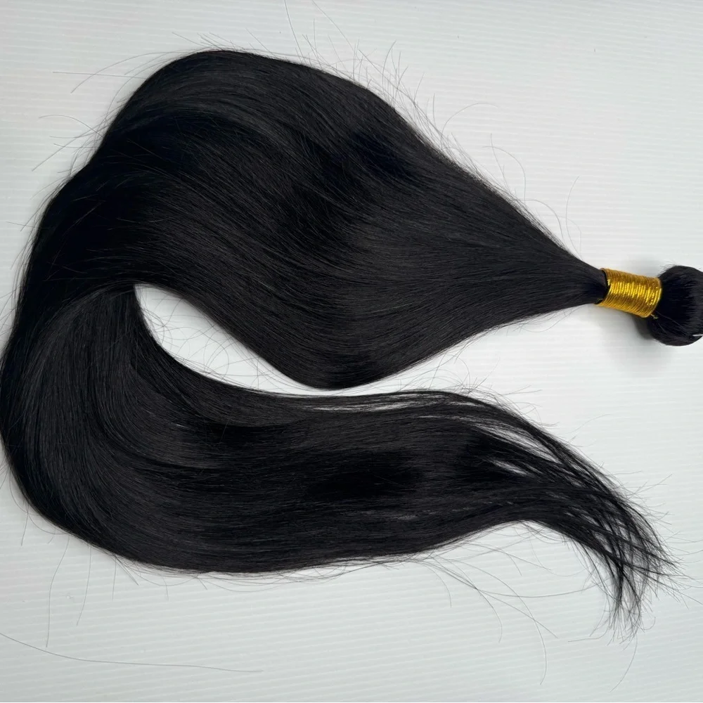 24 In 100% Unprocessed Premium Human 1 Black Hair Extension